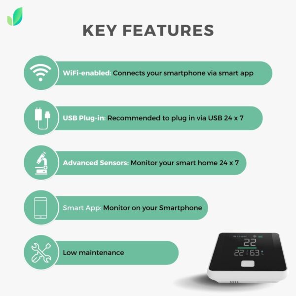 AIRTH WiFI AQI Monitor - Image 4