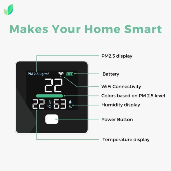 AIRTH WiFI AQI Monitor - Image 5