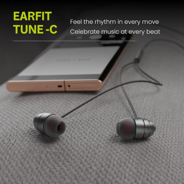 HEARMO Earfit Tune-C in Ear Type C Wired Earphones - Image 3