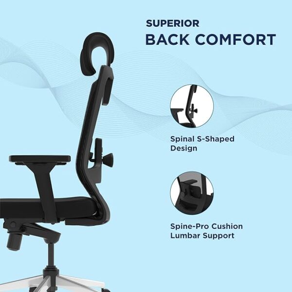 The Sleep Company - Stylux Ergonomic Office Chair - Image 2