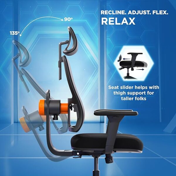 The Sleep Company Flex Ergonomic Office Chair - Image 3