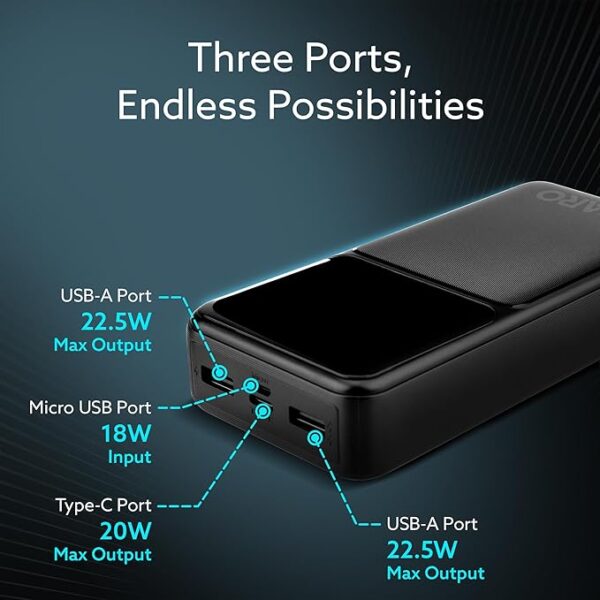 AGARO Imperial Power Bank 20000mAh - Image 4