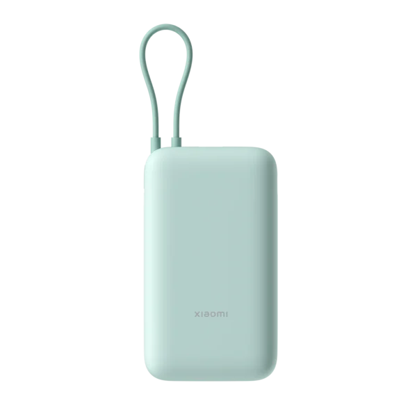 Xiaomi Compact Power Bank with Built-in-Cable Ivy Green 20000mAh