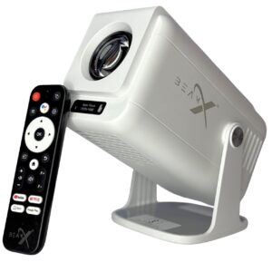 BeamX Thunder Pro Projector (1080p Native, FHD Netflix, Voice Search, Auto Focus)