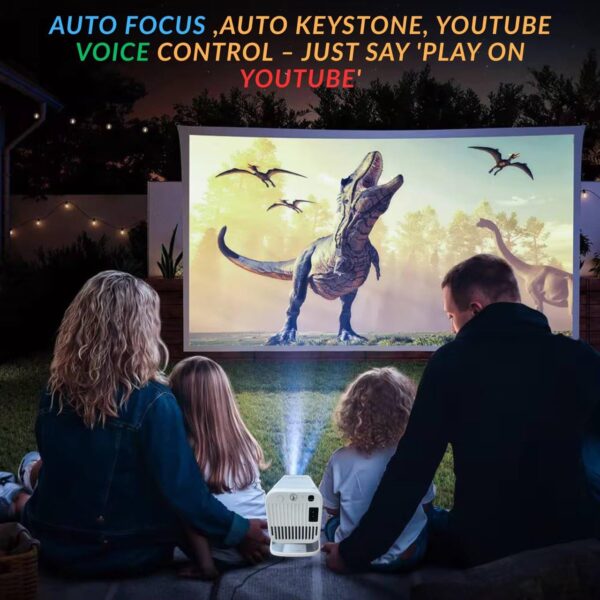 BeamX Thunder Pro Projector (1080p Native, FHD Netflix, Voice Search, Auto Focus) - Image 2
