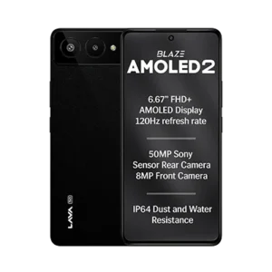 Lava Blaze AMOLED 2 5G (Black, 6 GB RAM, 128 GB Storage)