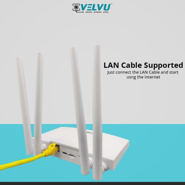 VELVU WRV-750 5G & 4G Mobile Sim Based Wi-Fi Router - Image 3
