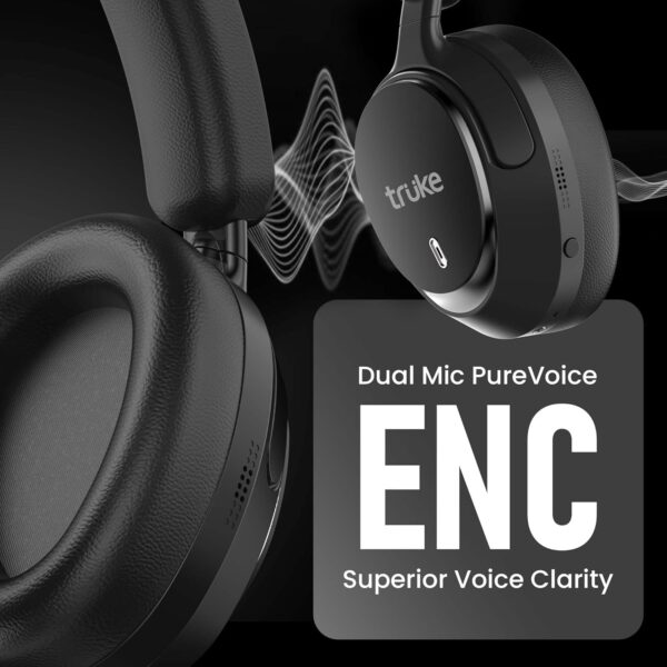 truke Aura Bass Over The Ear Headphone - Image 3