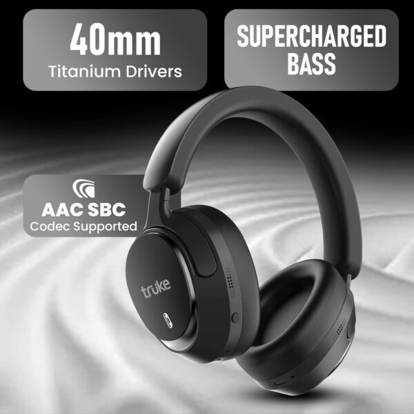 truke Aura Bass Over The Ear Headphone - Image 8