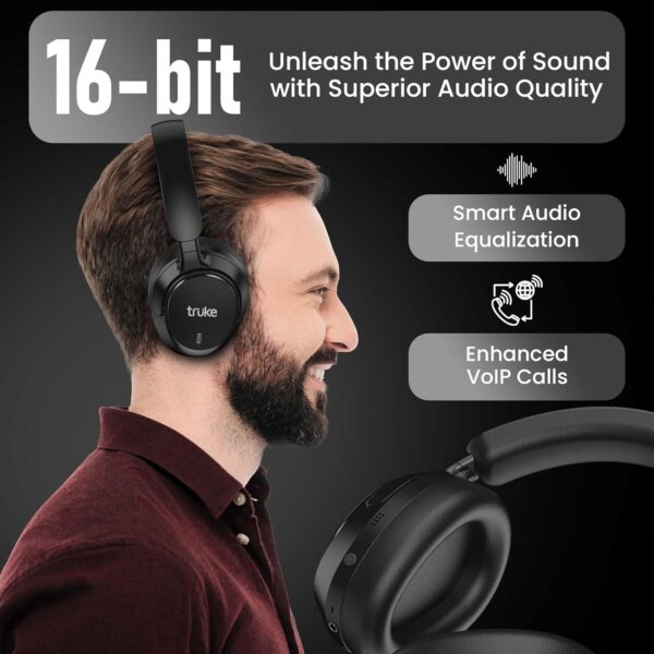 truke Aura Bass Over The Ear Headphone - Image 7