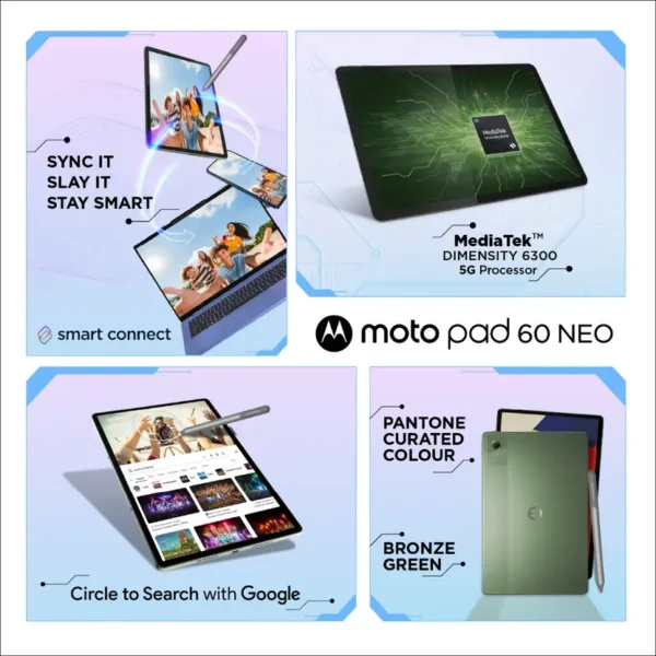 MOTOROLA Pad 60 Neo 8 GB RAM 128 GB ROM (Wi-Fi+5G) Tablet - Image 2