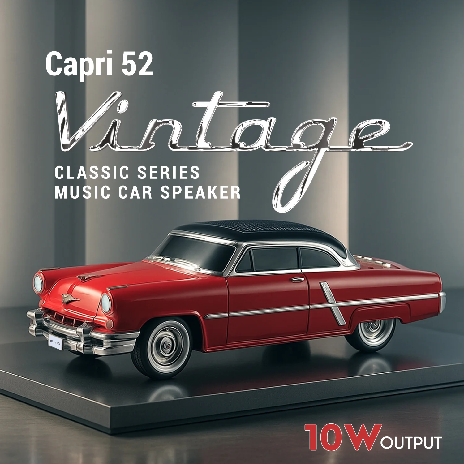 UNIX Capri 52 Vintage Classic Car Bluetooth Speaker - Image 2