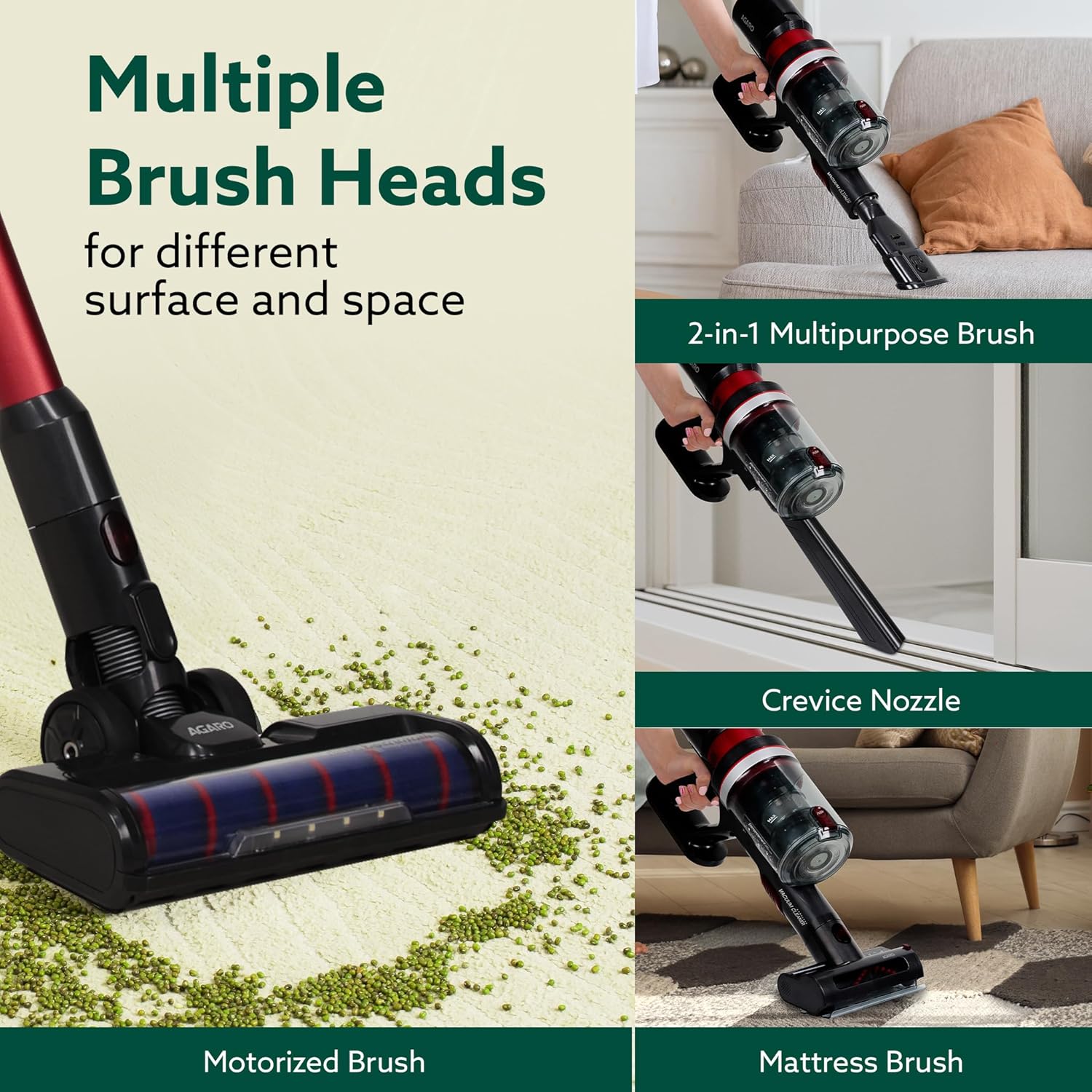 AGARO Supreme Cordless Stick Vacuum Cleaner - Image 4
