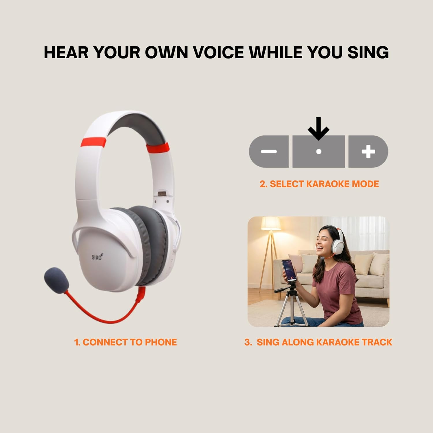 SIRO Personal Karaoke Headphone - Image 3