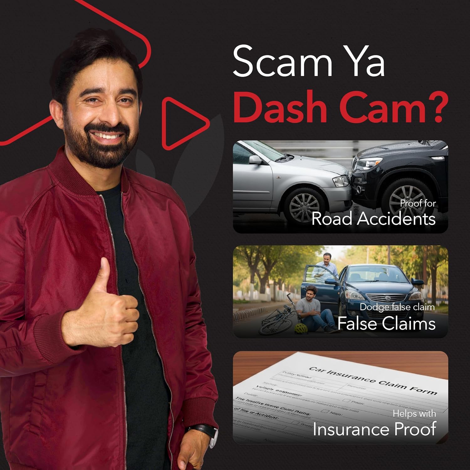 Dylect® Sense Classic 1080p Single Channel Dash Cam - Image 4