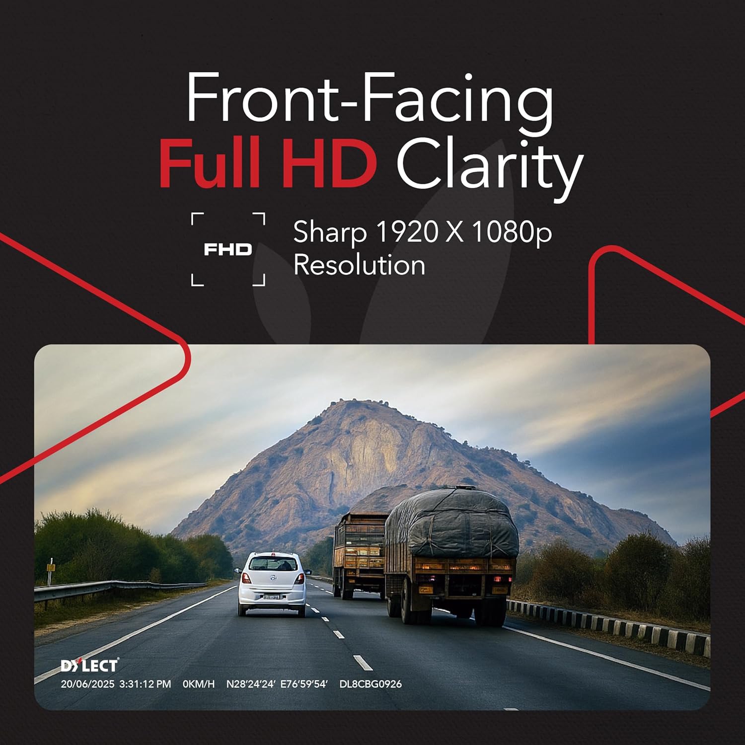 Dylect® Sense Classic 1080p Single Channel Dash Cam - Image 5