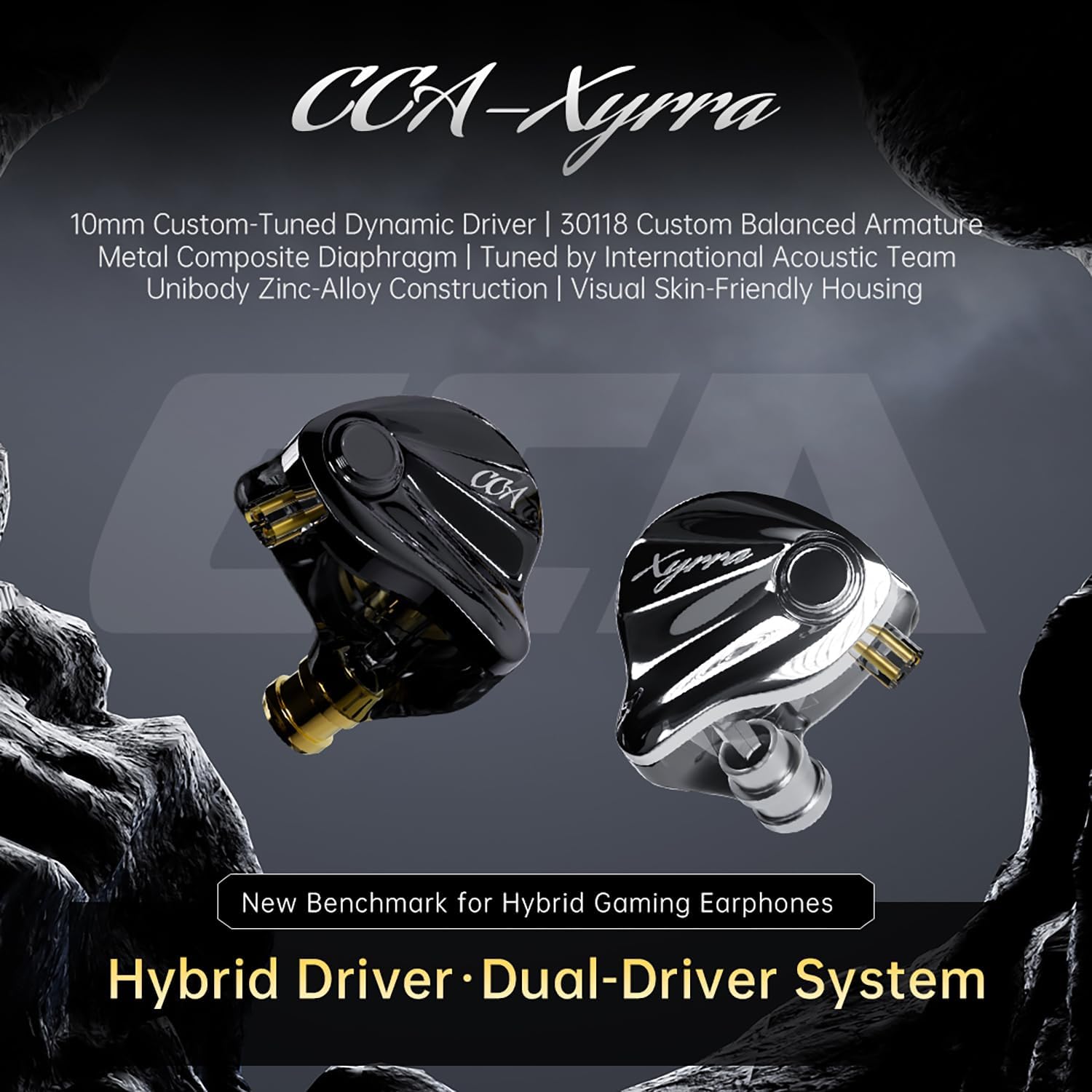 CCA Xyrra Dual Driver IEM Headphones - Image 9