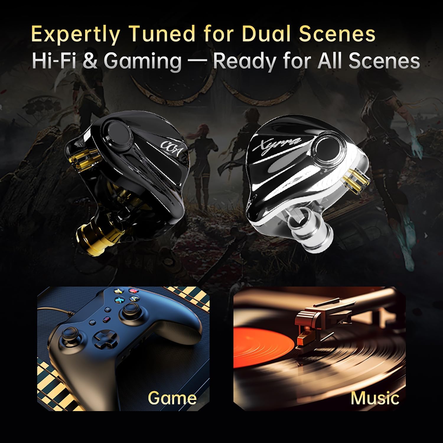 CCA Xyrra Dual Driver IEM Headphones - Image 7