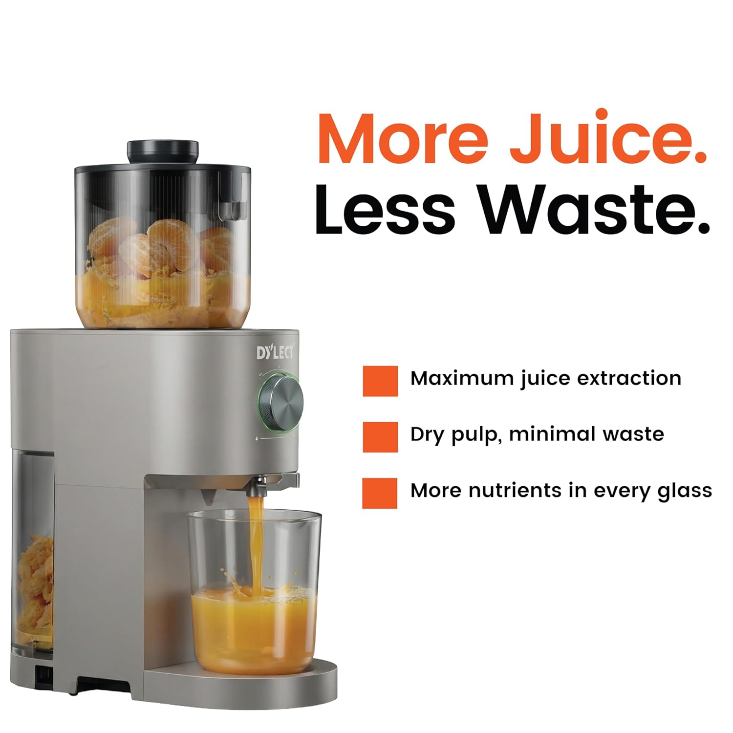 DYLECT® NutriMax Cold Press Juicer - Image 9