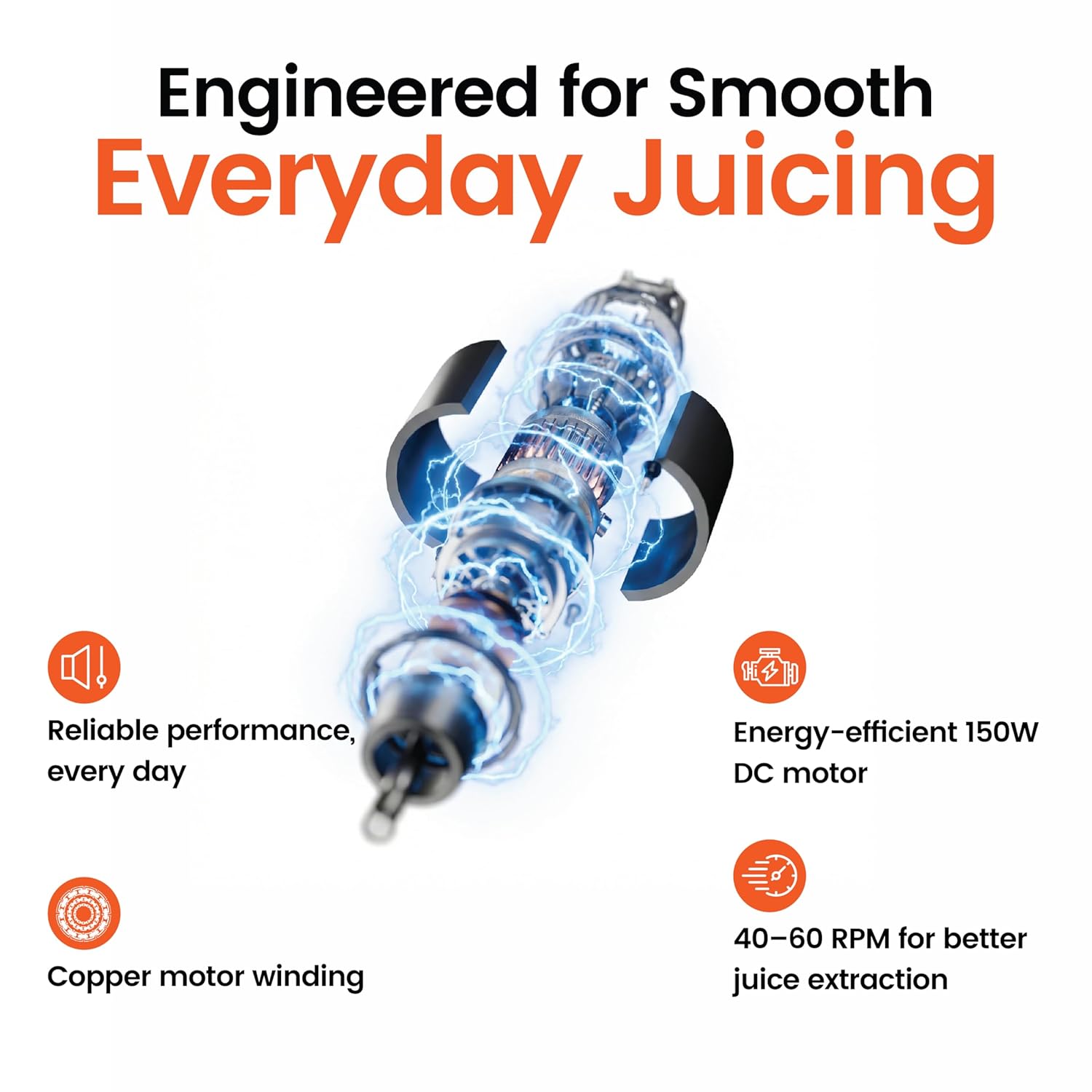 DYLECT® NutriMax Cold Press Juicer - Image 7