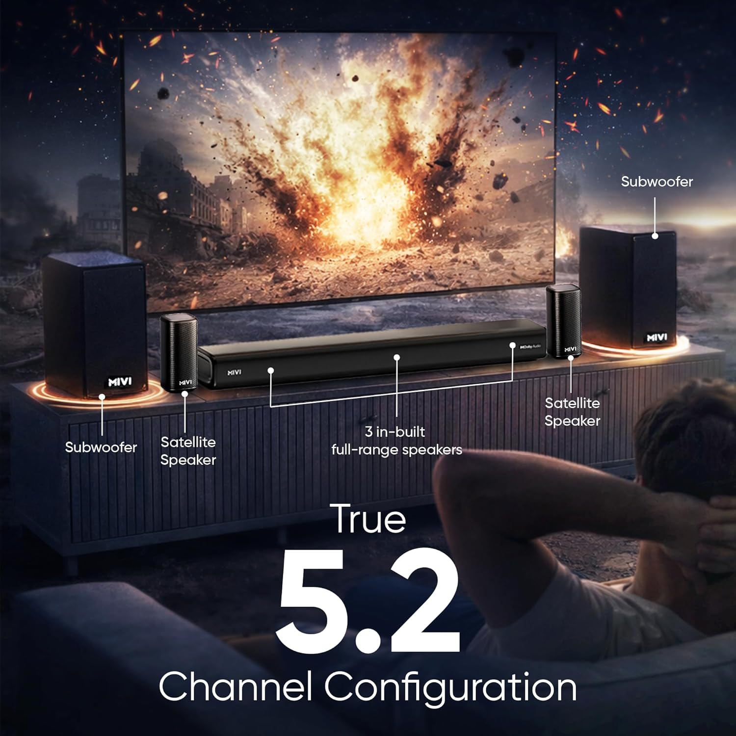 Mivi Nex 900 Dolby Audio Soundbar - Image 4