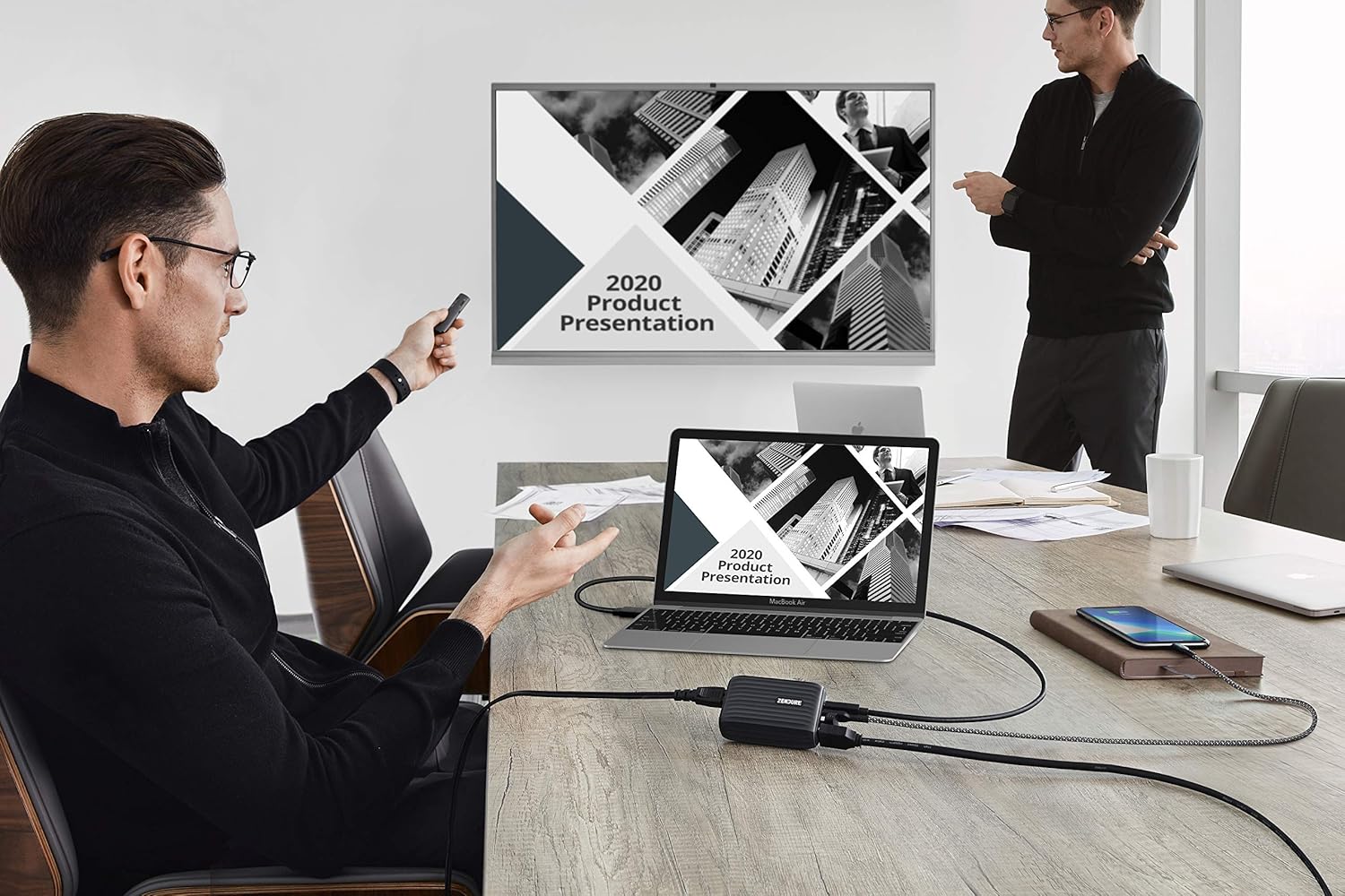 Zendure SuperHub 4-in-1 48W USB Hub (Charger and Hub with 48W Output, GaN Technology, 4K HDMI-Port, USB 3.1 with 5Gbps, for MacBook, iPhone, Galaxy, etc) - Image 3