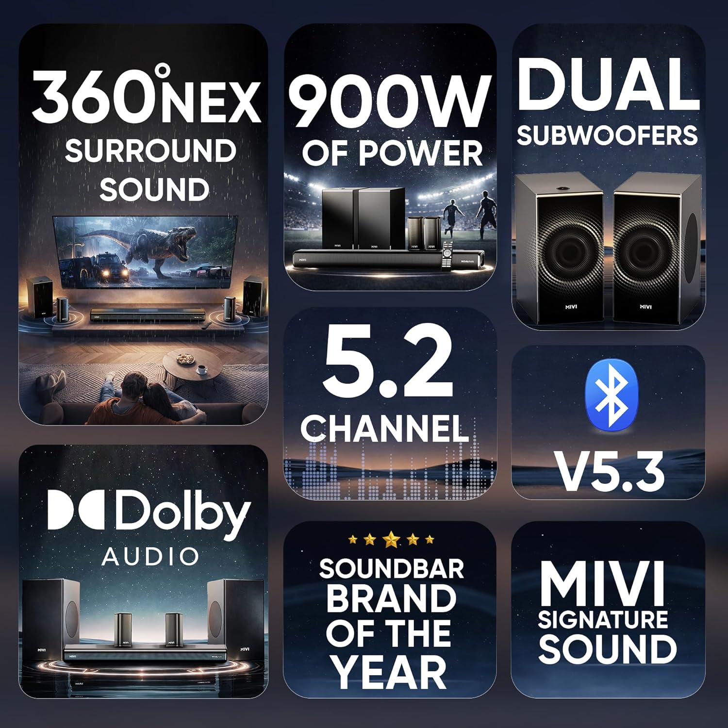 Mivi Nex 900 Dolby Audio Soundbar - Image 7
