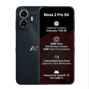 AI+ Nova 2 Pro 5G (Black, 8GB+128GB)