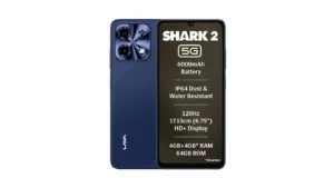 Lava Shark 2 5G (4GB, 64GB, Blue)