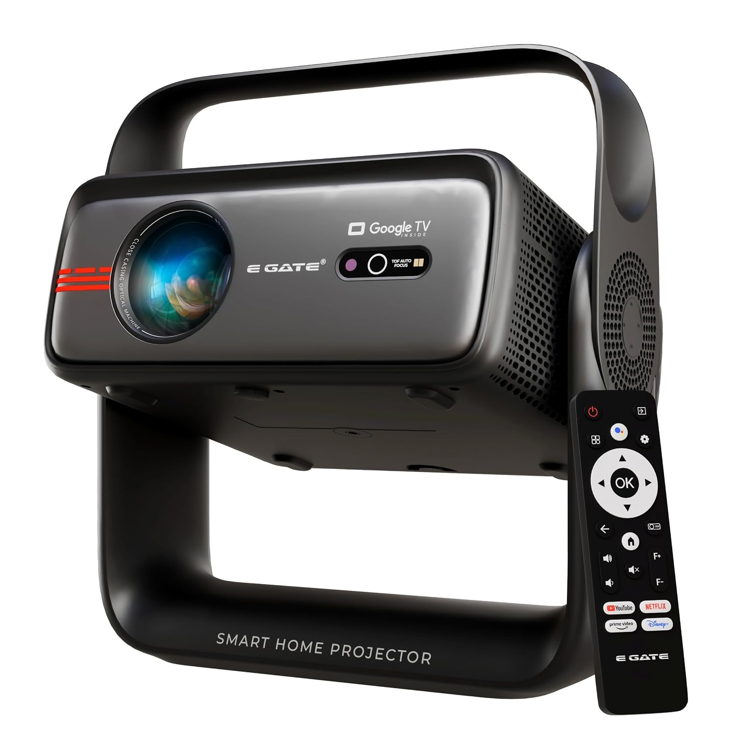 E GATE Zen 9X Google TV Official Native 1080P Projector