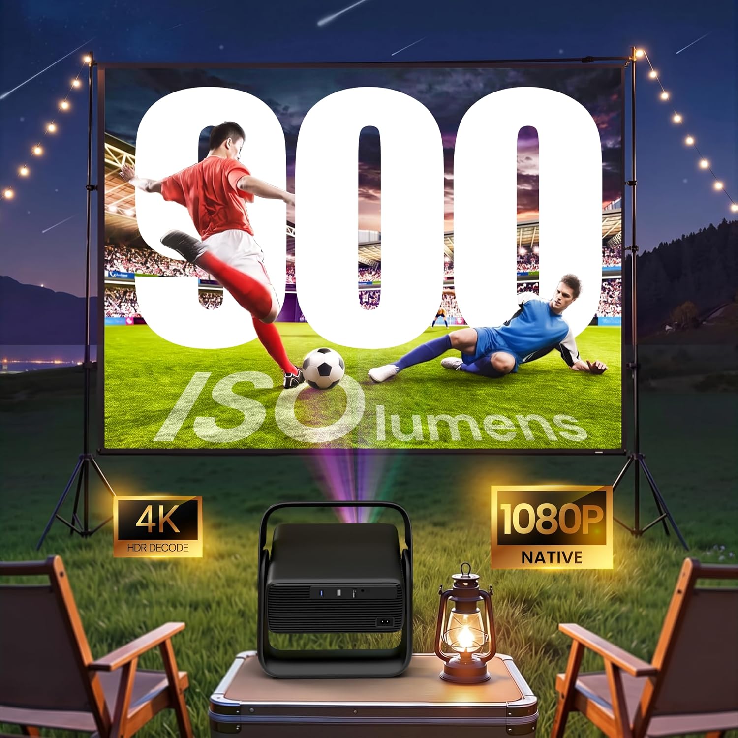 E GATE Zen 9X Google TV Official Native 1080P Projector - Image 13