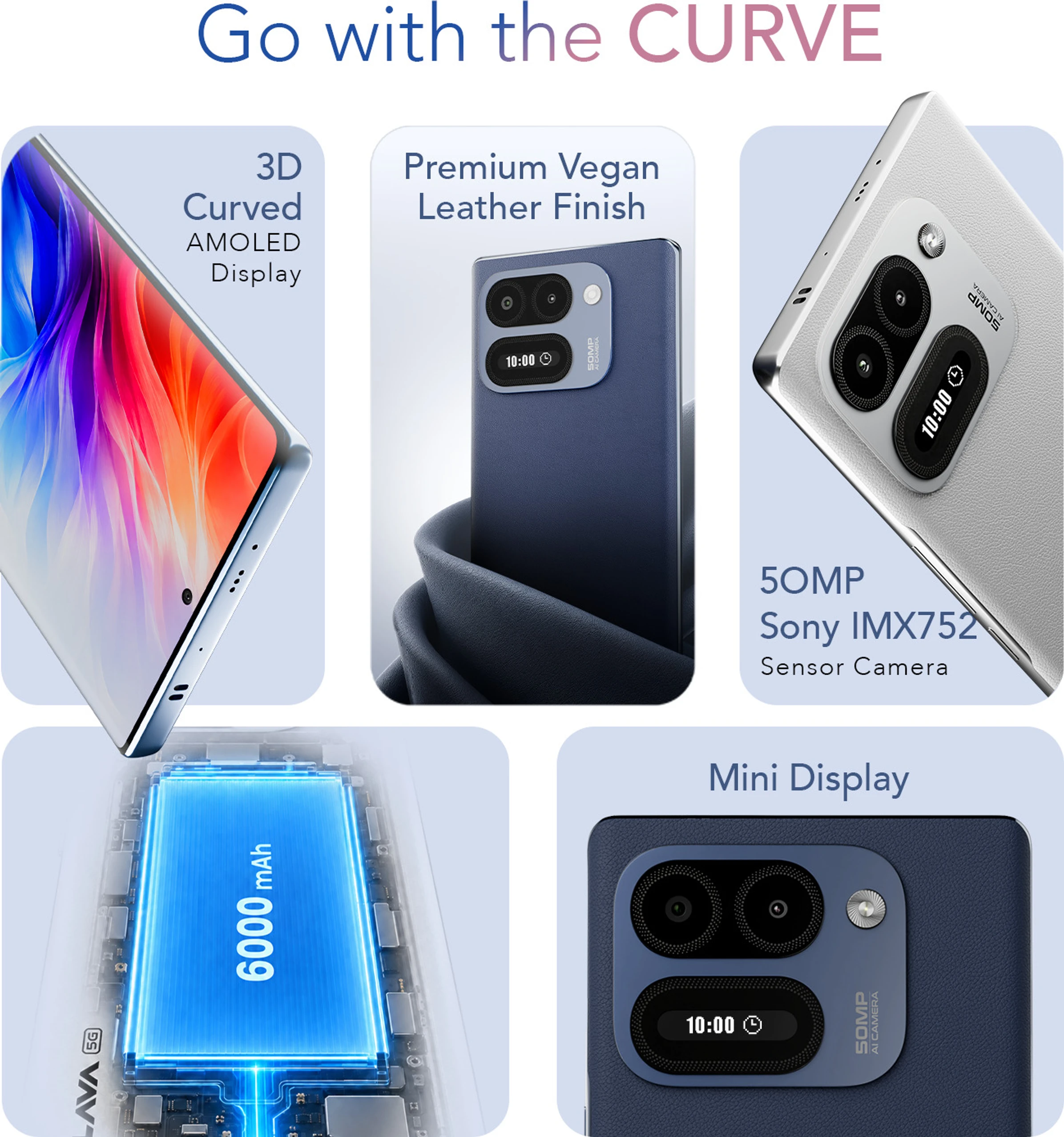 LAVA Virat Curve 5G (Heritage Indigo, 128 GB) (6 GB RAM) - Image 4