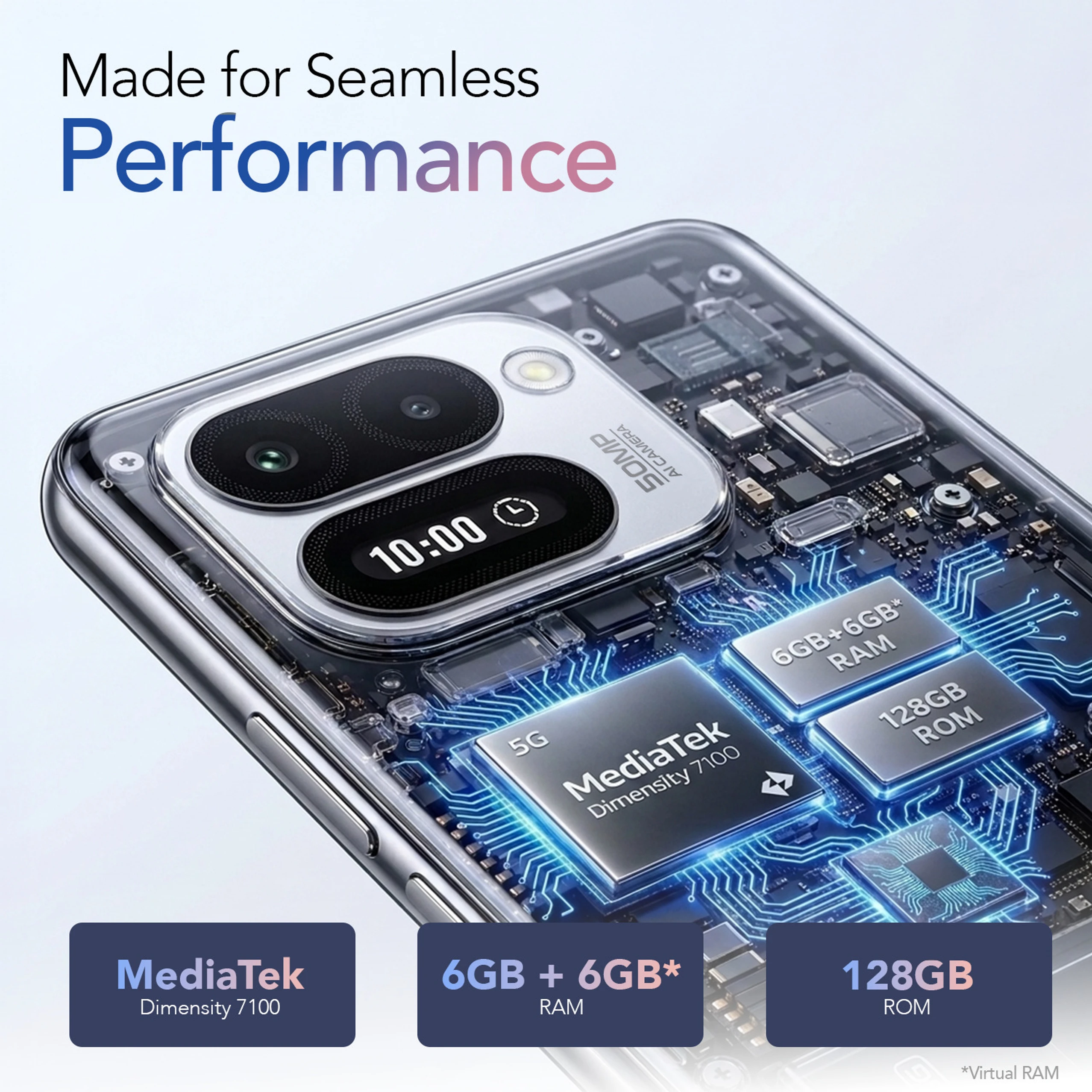 LAVA Virat Curve 5G (Heritage Indigo, 128 GB) (6 GB RAM) - Image 2